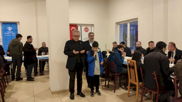 Çanakkale’de Depremzede Vatandaşlar İftarda Buluştu