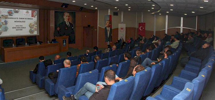 Çanakkale’de Süne Mücadelesi Eğitimi Verildi