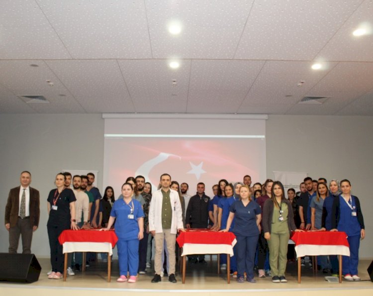 ÇOMÜ Hastane Personeli Yemin Etti