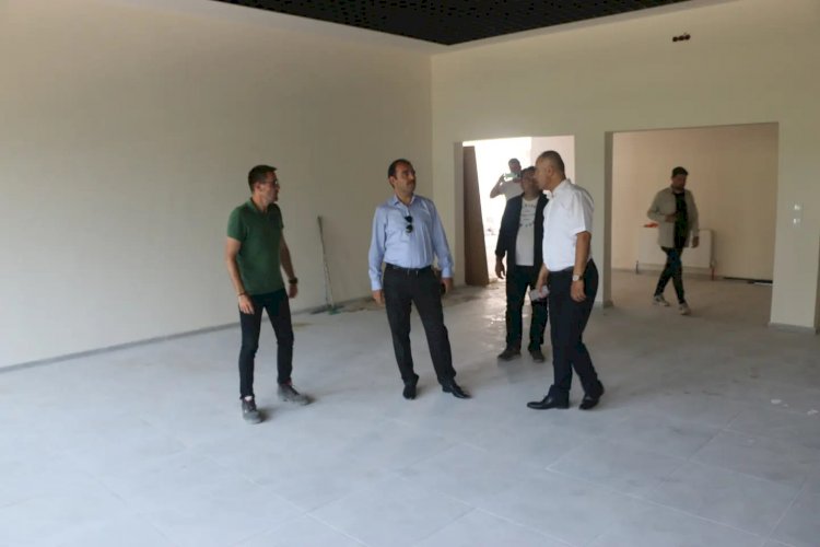 Kaymakam Dolu okul inşaatı hakkında bilgi aldı