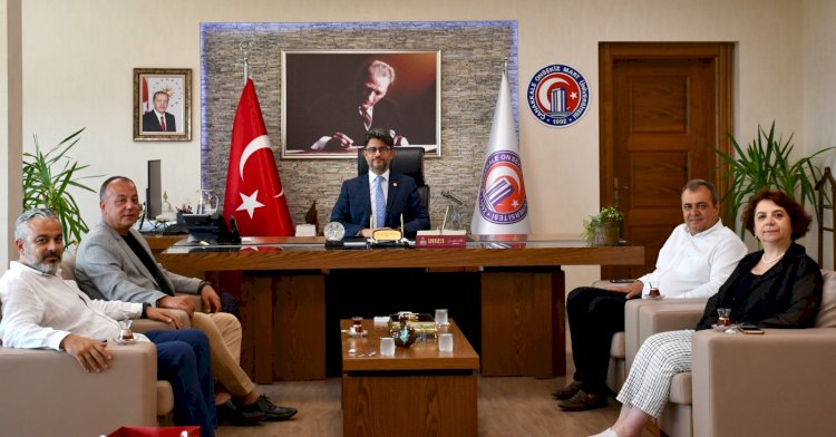 ÇTSO HEYETİ, ERENOĞLU’NU ZİYARET ETTİ