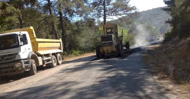 Ayvacık’ta yol çalışmaları  tamamlandı