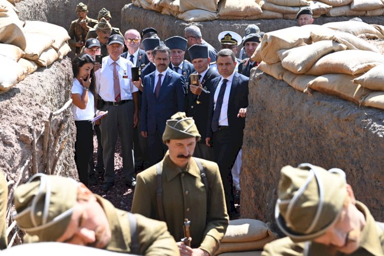 1915 Siper Canlandırması" törenle ziyarete açıldı