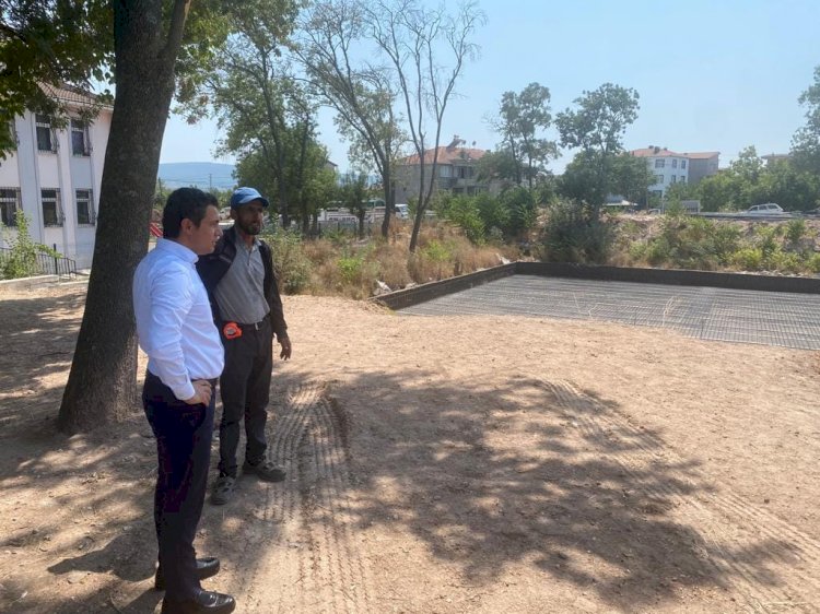 Ayvacık Hükümet Konağı inşaat çalışmaları sürüyor
