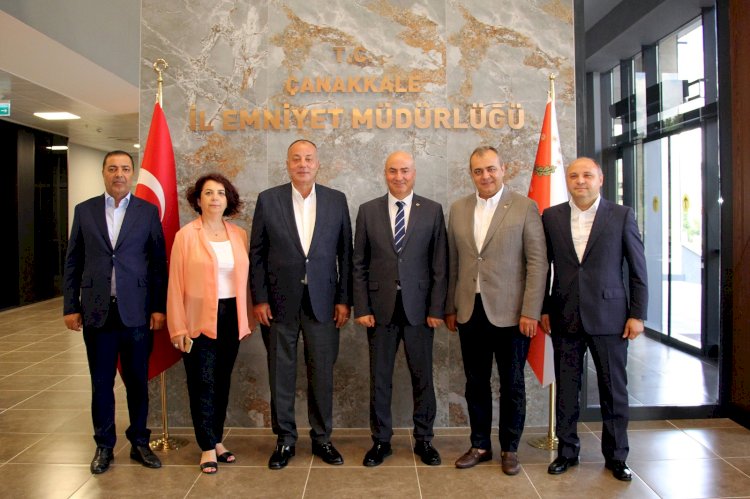 ÇTSO Yönetim Kurulu İl Emniyet Müdürüne ziyaret etti