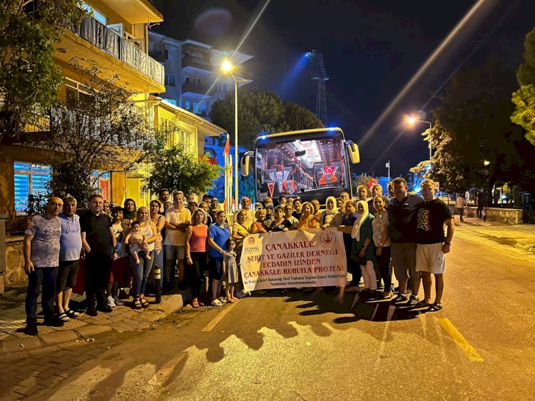 Şehit ve Gazi aileleri, ‘’Ecdadın İzinden Çanakkale Ruhuyla’’ Antalya’ya gitti
