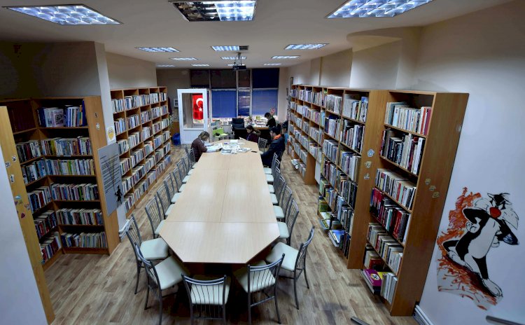 Çanakkale Barbaros kütüphanesi kış dönemine geçti