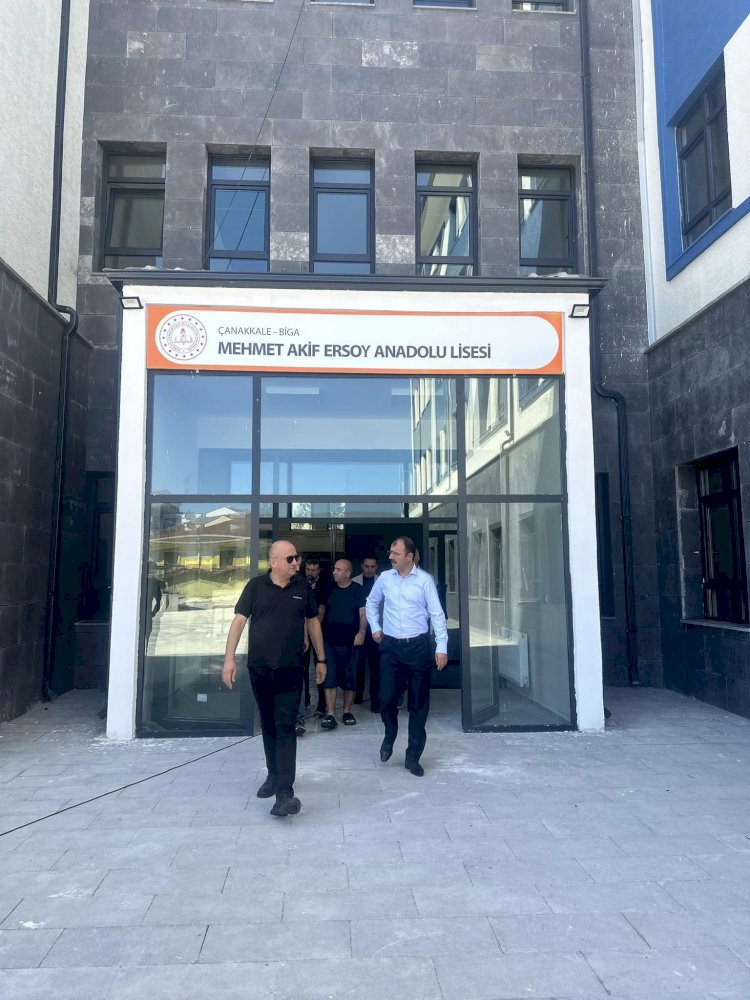 Gider Mehmet Akif Ersoy Lisesi’ni inceledi