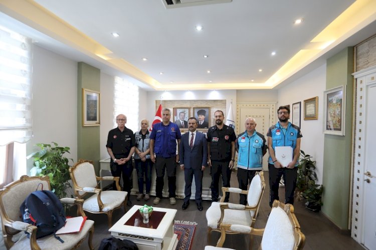 2023 MODEX Tatbikatı için Çanakkale’ye gelen Dış Paydaş Temsilcileri Vali Aktaş’la buluştu