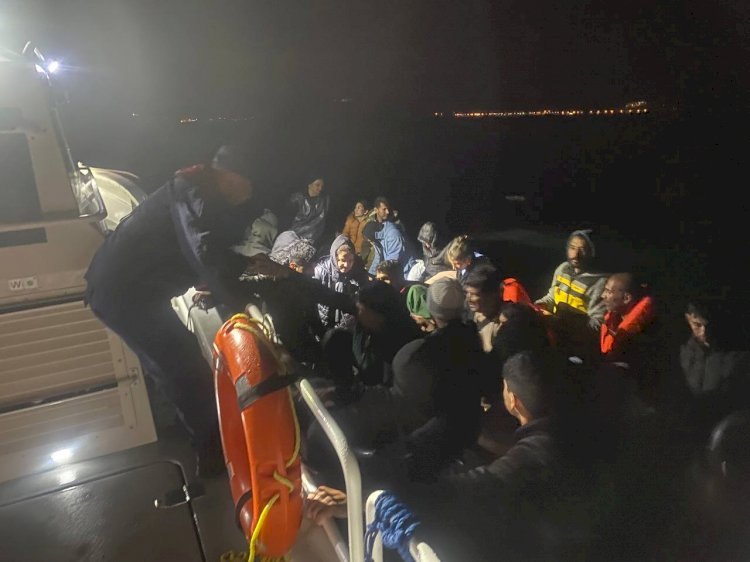 Ayvacık’ta kaçak göçmen operasyonu
