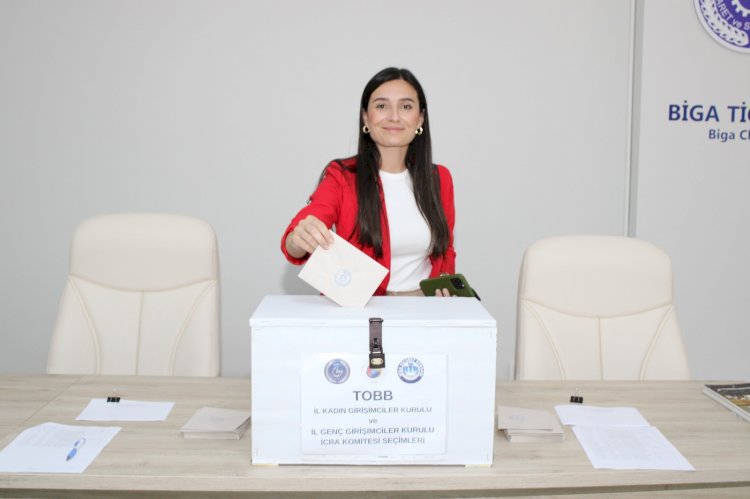 Seçimler Biga TSO hizmet binasında yapıldı