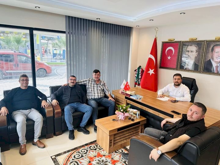 Başkan Egemen Canbaz’a ziyaretçi akını