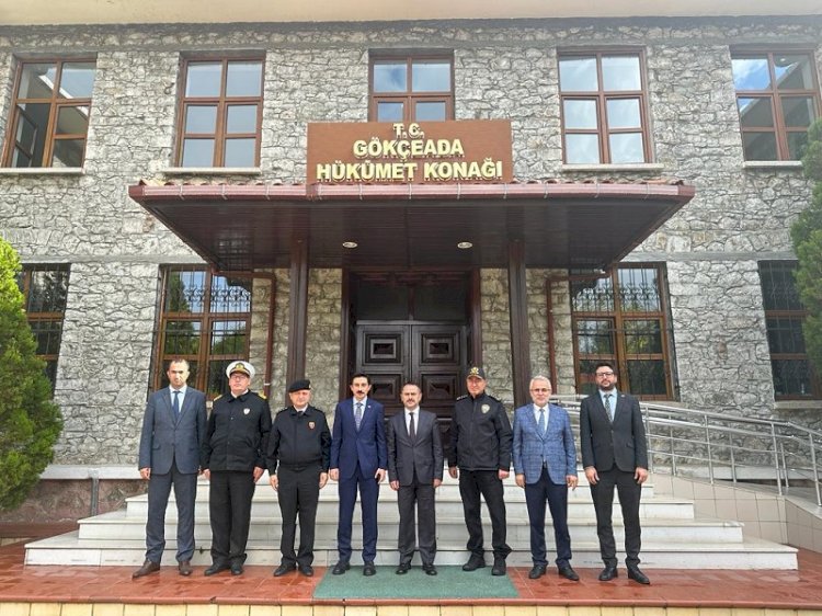 Vali Aktaş Gökçeada’ydı