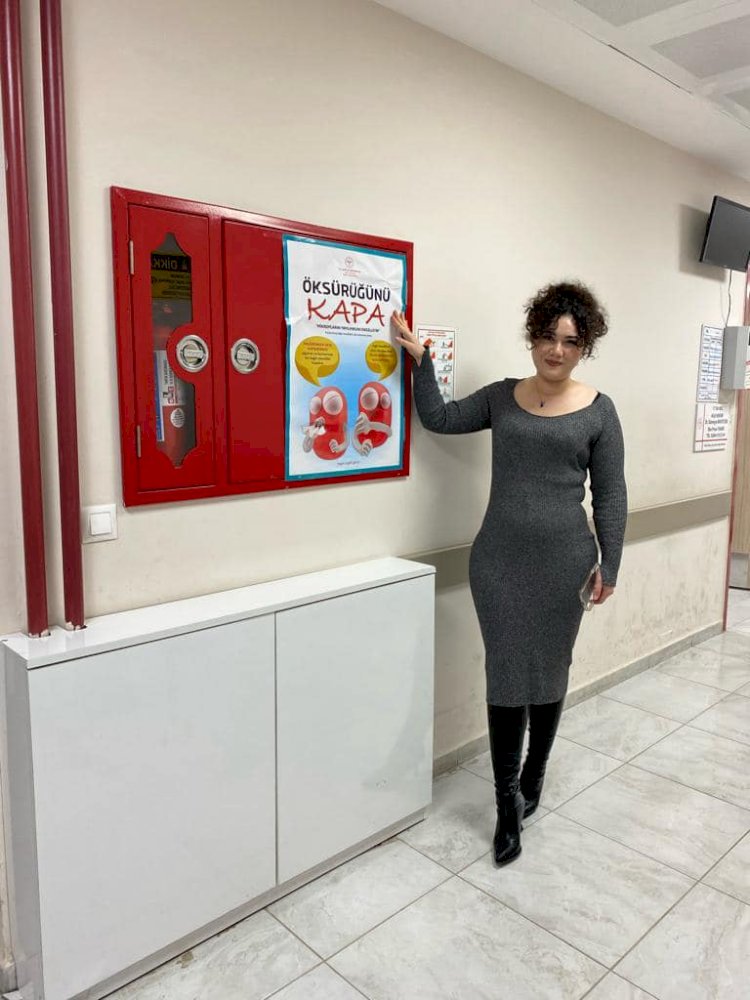Afişler asıldı, broşürler dağıtıldı