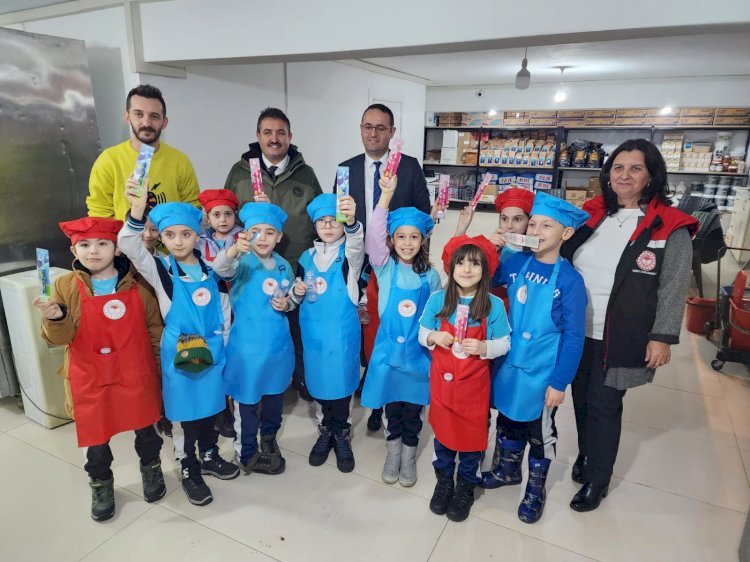 Balıklıçeşme ilkokulun’da israfa dikkat çekildi