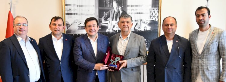 Başkan Erek’ten İl Genel Meclisi Başkanı Ertuğrul’a ziyaret