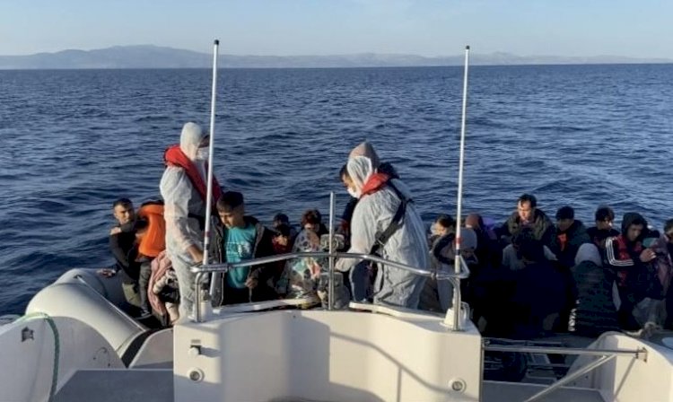 Ayvacık’ta kaçak göçmen operasyonu