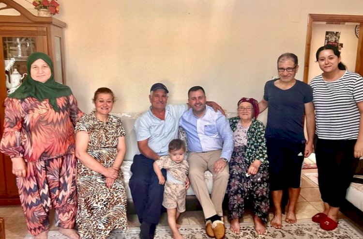 Başkan Yüksel’den çat kapı ziyaret