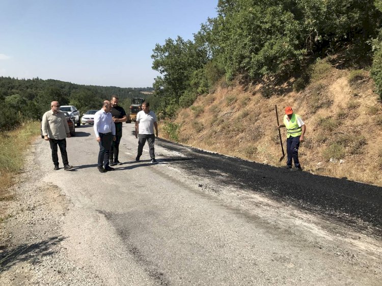 Köy yolları onarılıyor