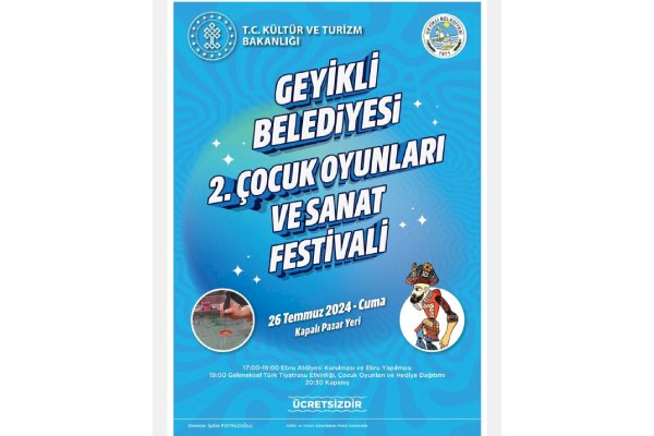 Geyikli Çocuk Festivali 26 Temmuz’da