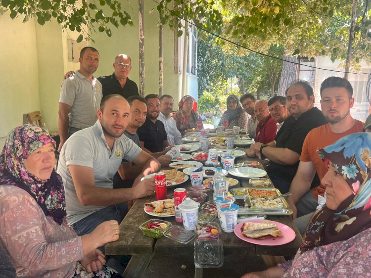 Başkan Yüksel emekçilerin misafiri oldu