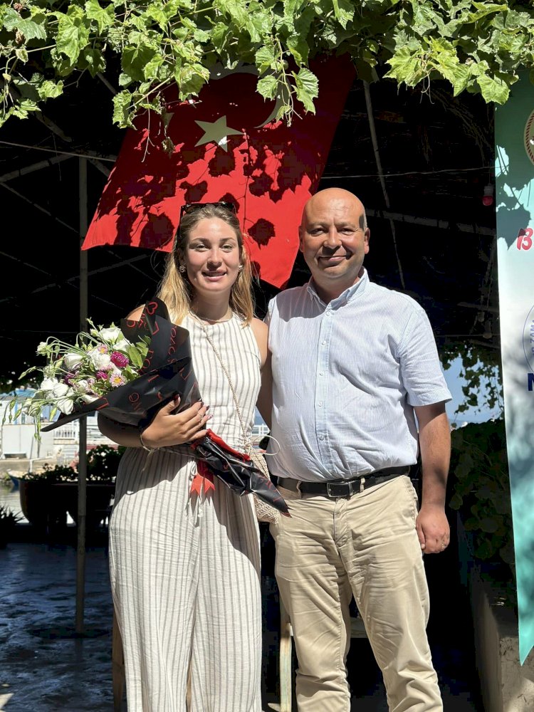 Milli sporcu Merve Vatana başkan Göztepe’ den tebrik