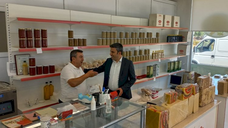 Kaymakam Emrah Bütün, Helva Üreticilerini Ziyaret Etti