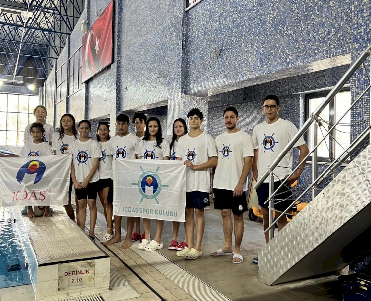İÇDAŞ Spor Kulübü yüzücüleri büyük başarı elde etti